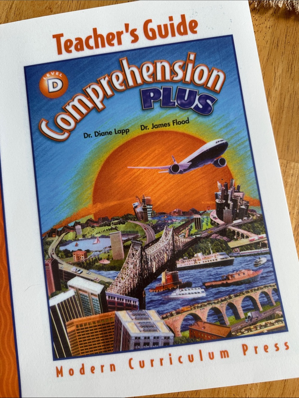 Comprehension Plus Teacher's Guide Level D- Orange Cover